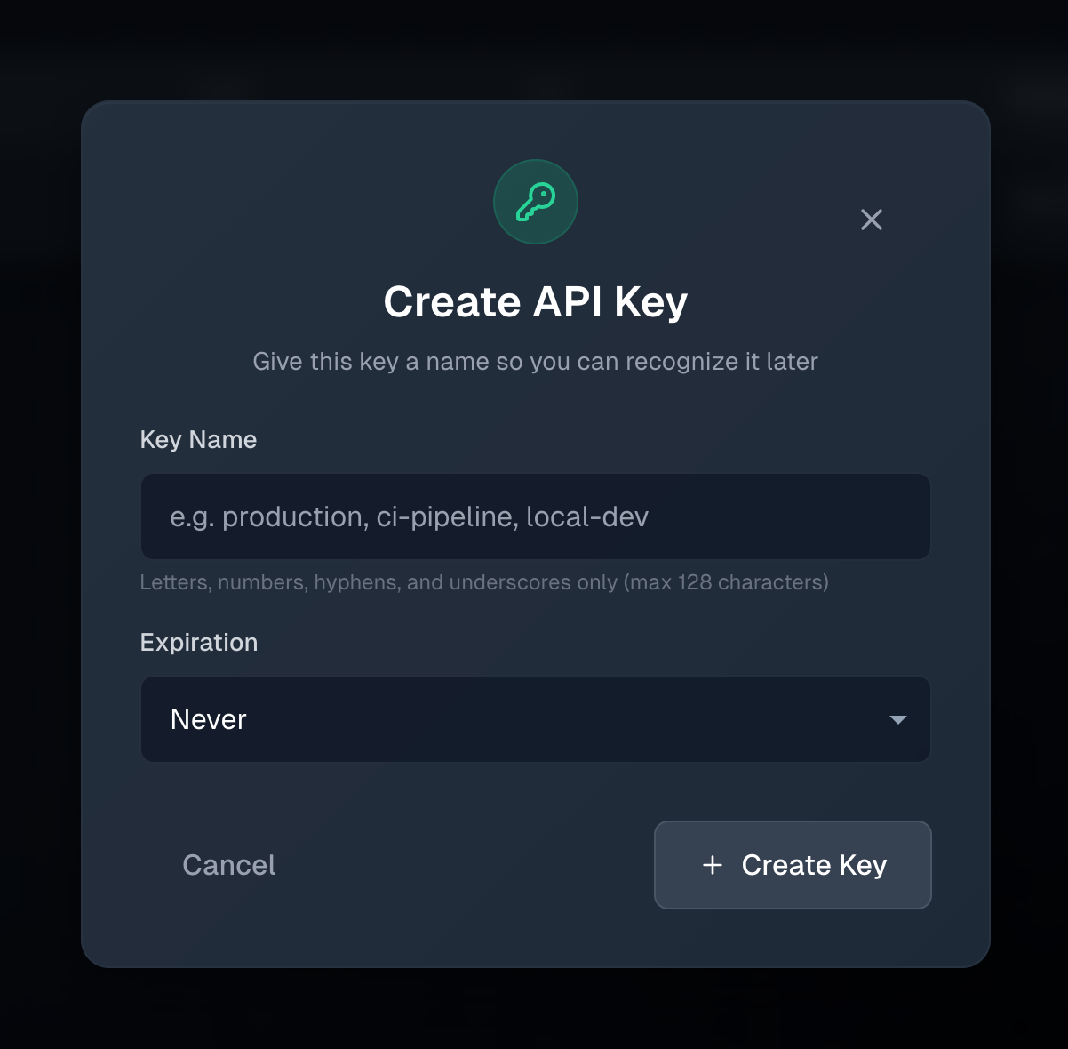 create-live-keys